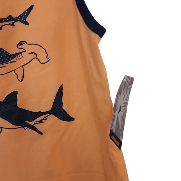 Tommy Bahama Orange Shark Tank, NWT - Picture 3 of 5